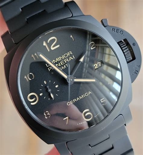 panerai tuttonero 438|Panerai 1950 gmt.